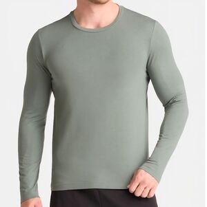 Athletic Works. Men's Long Sleeve Sage Green Shirt. Sizes: 2X & 3X. NWT.